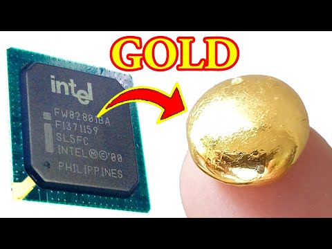 Incredible Gold Recovery from IC Chips Making process How It is Done.