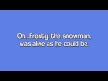 Frosty the Snowman (with Lyrics)-Ella Fitzgerald