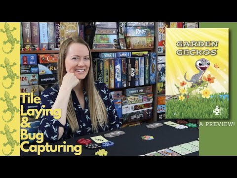 Take a Turn or Two of GARDEN GECKOS | A Tile-Laying, Bug-Eating Strategy Game!