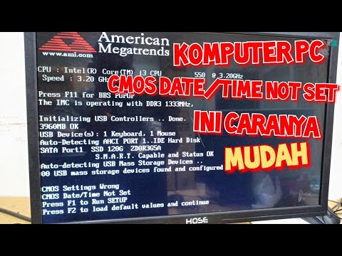 HOW TO OVERCOME CMOS NOT SAVE, CMOS SETTING WRONG AND DATE TIME NOT SET ON LEPTOP PC COMPUTER