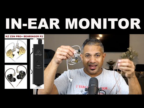 In Ear Monitor KZ-ZSN Pro / Behringer P2 AMP