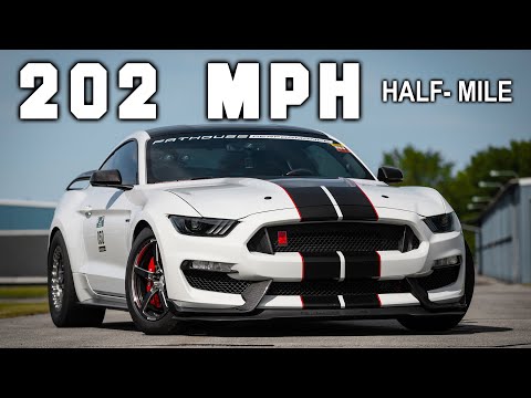 1600R Twin Turbo GT350R 202 MPH Half-Mile Run