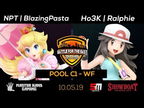 BFE 2019 - NPT | BlazingPasta (Peach) Vs. Ho3K | Ralphie (Pokemon Trainer) - Pool C1 - WF