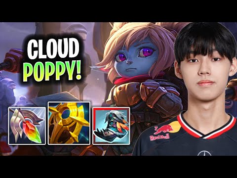 CLOUD IS INSANE WITH POPPY! | T1 Cloud Plays Poppy Support vs Karma! Season 2025
