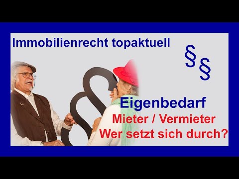Eigenbedarfskündigung - Mieter will nicht ausziehen | Tutorial
