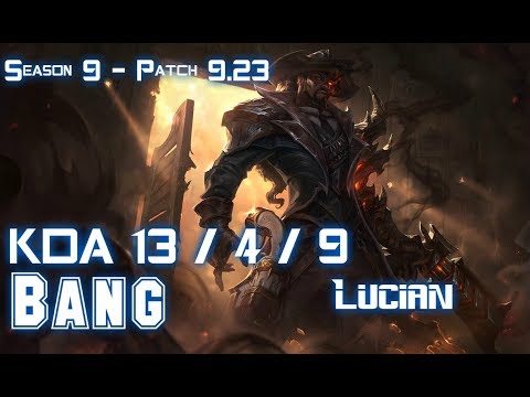 Bang LUCIAN vs CAITLYN ADC - Patch 9.23 KR Ranked