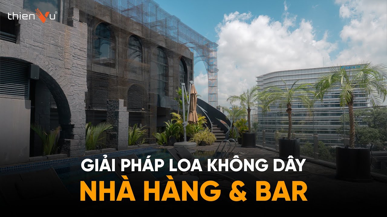 video Hệ Thống Âm Thanh Cafe, Quán Ăn 80-120m2 TV23 0