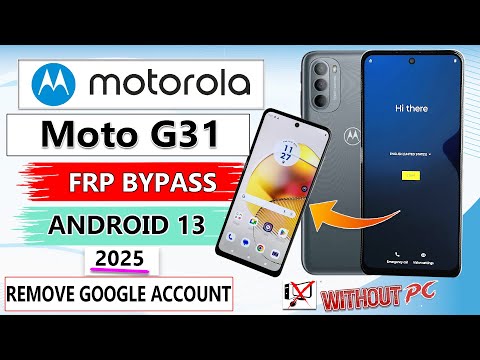 Motorola G31 Frp Bypass/Reset Google Account Android 14✅ Moto G31 Unlock Google Account Frp Lock✅