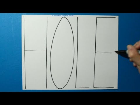 Spiral Drawing #338 / 3D Hole Pattern / Satisfying Line Illusion / Daily Art Therapy