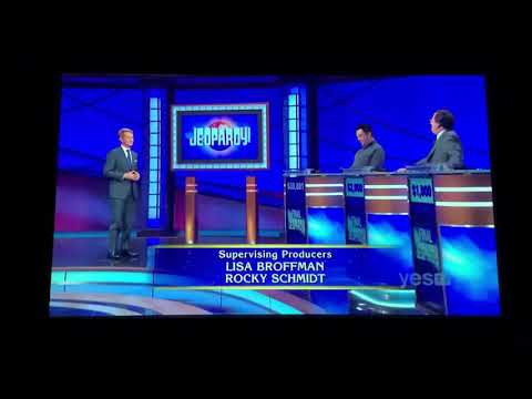 Jeopardy, short end credits - Brian Chang Day 6 (1/26/21)