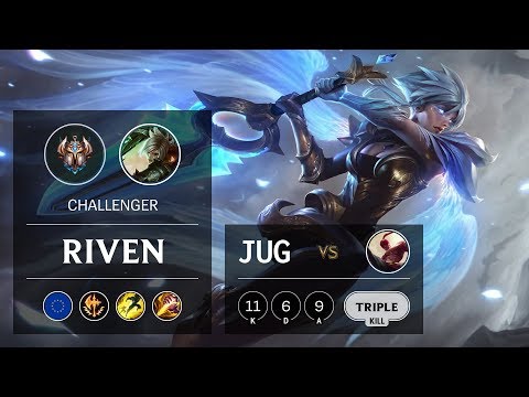Riven Jungle vs Lee Sin - EUW Challenger Patch 9.16