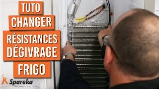 Comment changer les résistances et sondes de dégivrage d\'un frigo américain Samsung ?