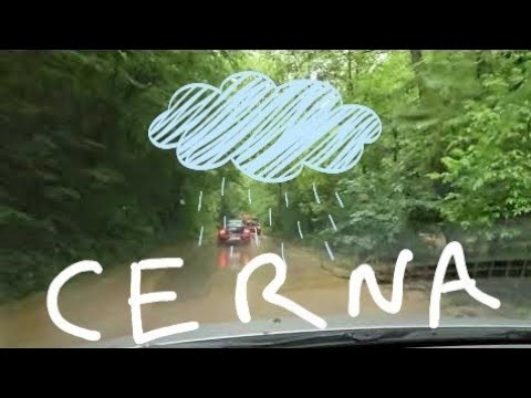 Râul Cerna a ieșit din matca.la Toplița