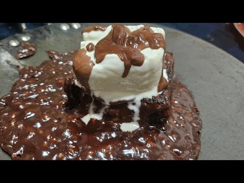 Sizzling Brownie 🥧 Hot Chocolate🍫Icecream🍨 At Home |  Party Dessert | Abcc With Mehjabeen.