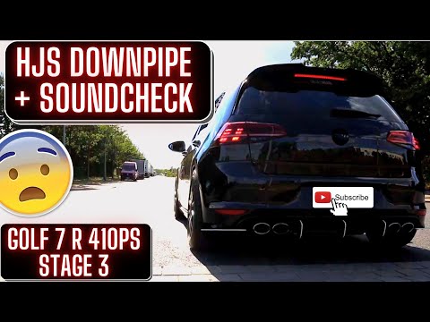 HJS Downpipe im GOLF 7 R + SOUNDCHECK! !
