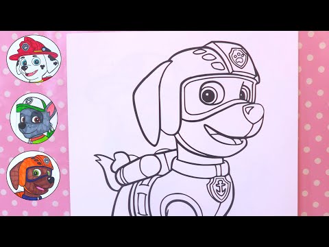 Pat’ Patrouille Coloriage Loisirs Créatifs 🌸 Paw Patrol Coloring Book