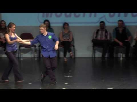 LeStep Brisbane 2012 Modern Jive Championship Finalists -  Justin & Kate Ceroc Perth