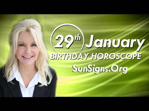January 29 Zodiac Horoscope Birthday Personality - Aquarius - Part 1
