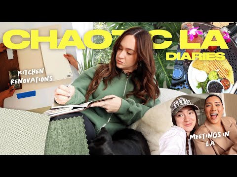 Chaotic LA Vlog: Meetings for 2026, Kitchen Renovations, Living like it's 2016 Again
