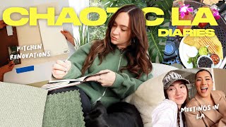 Chaotic LA Vlog: Meetings for 2026, Kitchen Renovations, Living like it's 2016 Again