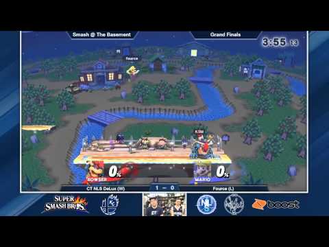 S@TB Smash 4 Singles Grand Finals: CT NLS | DeLux (Bowser) Vs. Fource (Diddy Kong, Mario)