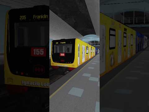 Metro De Santiago | NS-16 N2155 Entrando A El Bosque