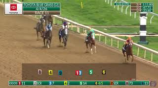2026 Blue Grass Stakes (G1) - Further Ado Dominates Ottinho at Keeneland - 04/04/2026
