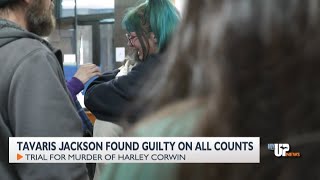 Tavaris Jackson found guilty on all counts for murder of Harley Corwin