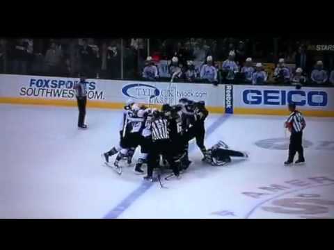 NHL referee falls