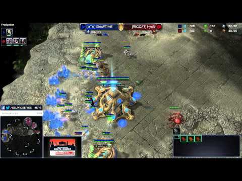 #329 ShowTime (P) vs. HyuN (Z) StarCraft II ESL Pro Series Winter Season 2014 Cup #1