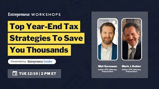 20 Year-End Tax Strategies to Save Thousands thumbnail