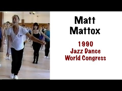 Matt Mattox at the 1990 Jazz Dance World Congress