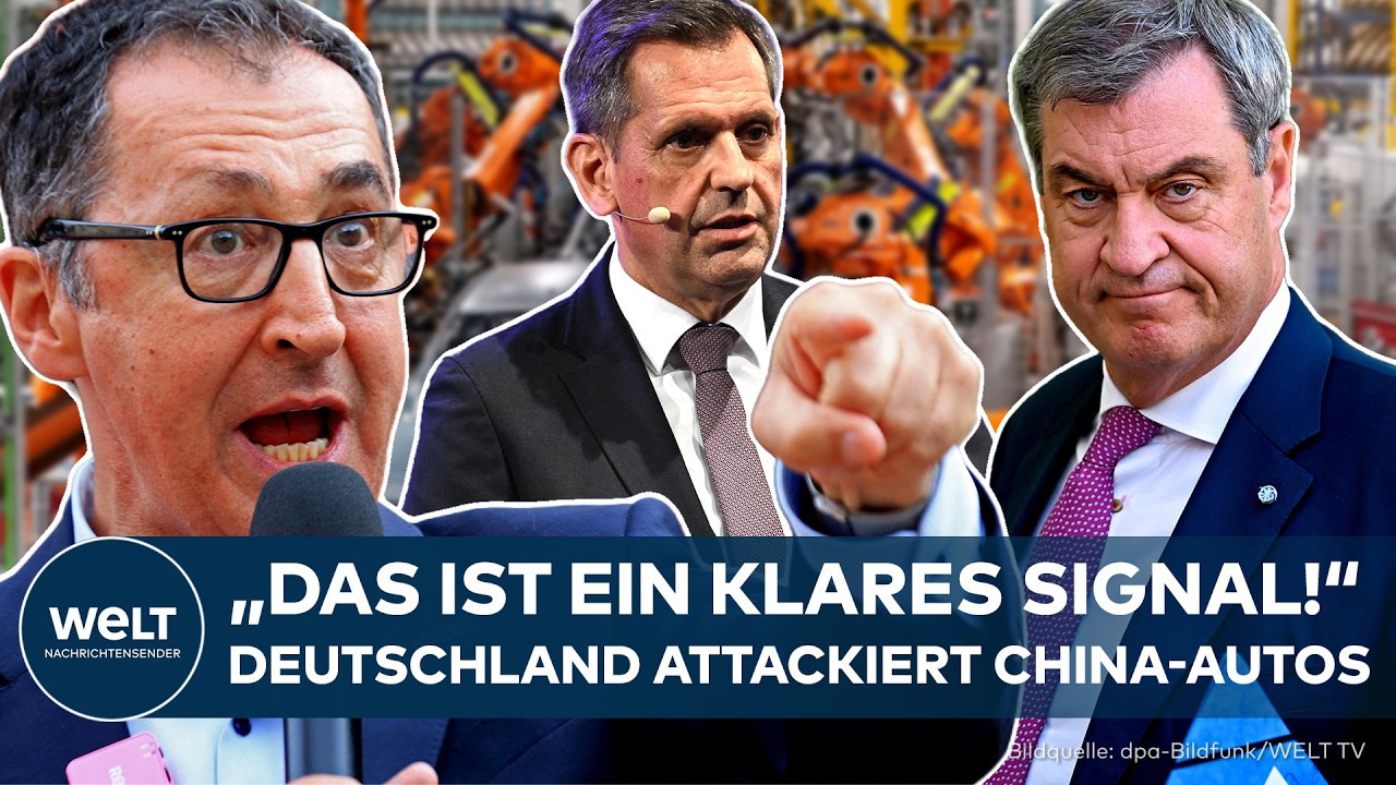AUTO-INDUSTRIE: "Das ist ein klares Signal!" – Deutschland greift China an