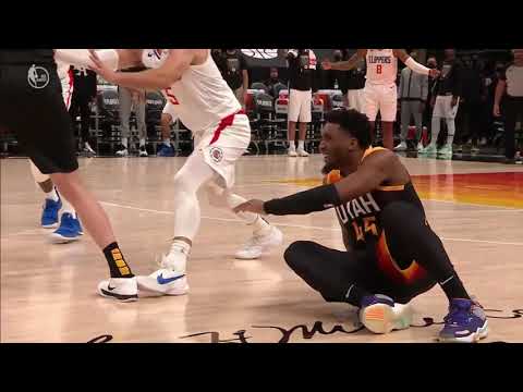 Scary injury from Donovan Mitchell | jazz vs clippers Game 2