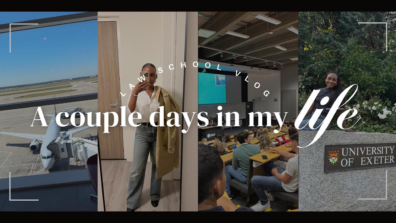 Law School Vlog: Moving to the UK,  Erasmus Exchange, Intro to Exeter University, Study Abroad, GRWM