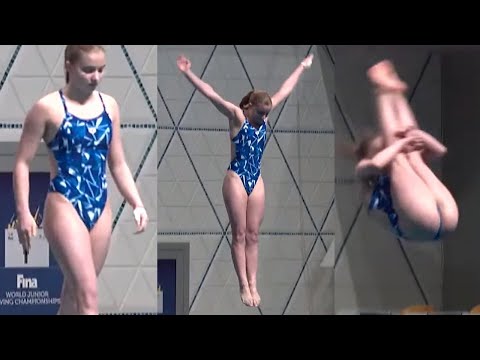 QQQsports - Jette Muller  from Germany - 1m Springboard - Junior Diving Championships #diving