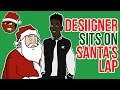 Desiigner Sits On Santa S Lap