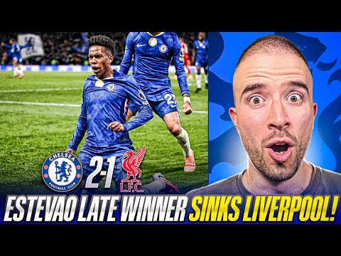 CHELSEA DID IT! ESTEVAO LAST MINUTE WINNER SINKS LIVERPOOL! CHELSEA 2-1 LIVERPOOL
