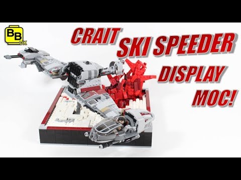 LEGO STAR WARS CRAIT SKI SPEEDER 75202 DISPLAY MOC! Video