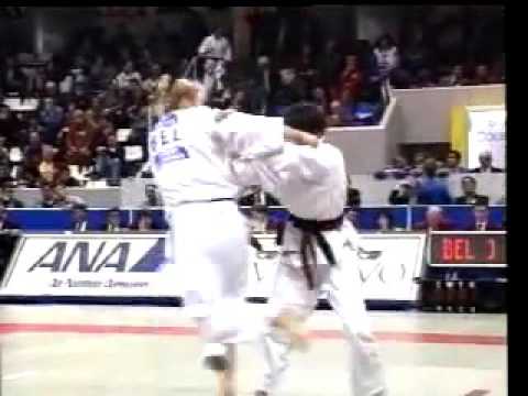 JUDO 1995 Tournois de Paris: Ulla Werbrouck (BEL) - Heidi Rakels (BEL)