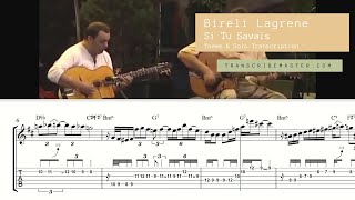 Bireli Lagrene – Si Tu Savias , solo transcription
