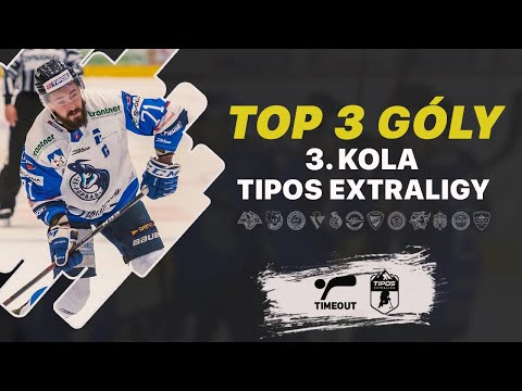 TOP 3 GÓLY - 3. kola Tipos Extraligy
