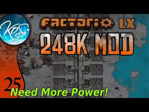 Factorio 248k Mod 25 - GROWING POWER - Tips & Tricks
