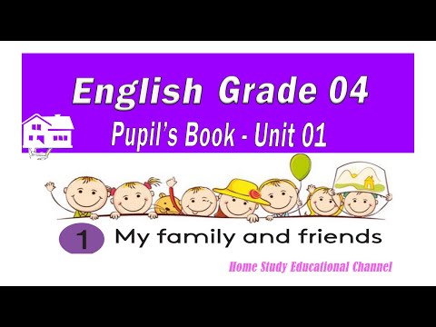 Grade 04 Pupil's Book English Lesson 01 (Unit 01)