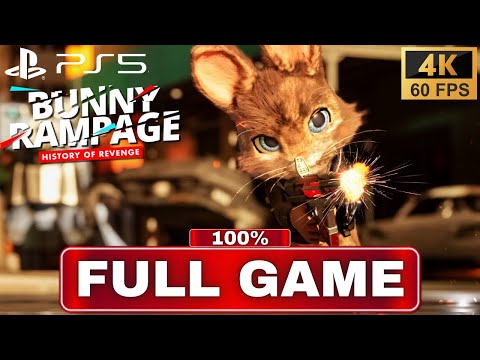 BUNNY RAMPAGE HISTORY OF REVENGE Gameplay 100% Walkthrough FULL GAME [4K 60FPS PS5] - No Commentary