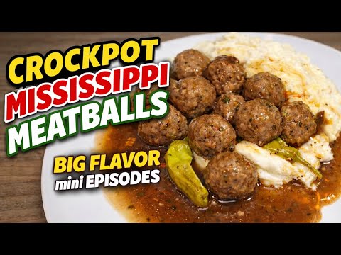 Dump & Go Crockpot Mississippi Meatballs