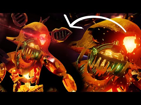 CUTTING UP THE NIGHT GUARD WITH GRIM FOXYS HORRIFYINGLY SHARP HOOK Five Nights at Freddy's Simulator