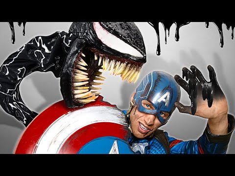 I Made Captain America and Venom Cosplay and They Are Really Awesome! 🦸‍♂️😈