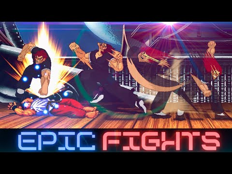 🔥 Yujiro Hanma VS Shin Ryu & Ken & Akuma  💥 BEST EPIC FIGHT!