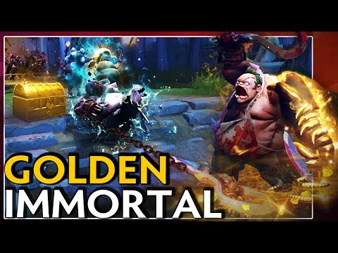 MinD_ContRoL EPIC GOLDEN PUDGE IMMORTAL | INSANE BLIND HOOKS Dota 2